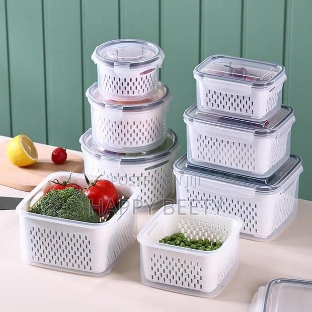 Kitchen Freezer Stackable Fridge Organizer - main view