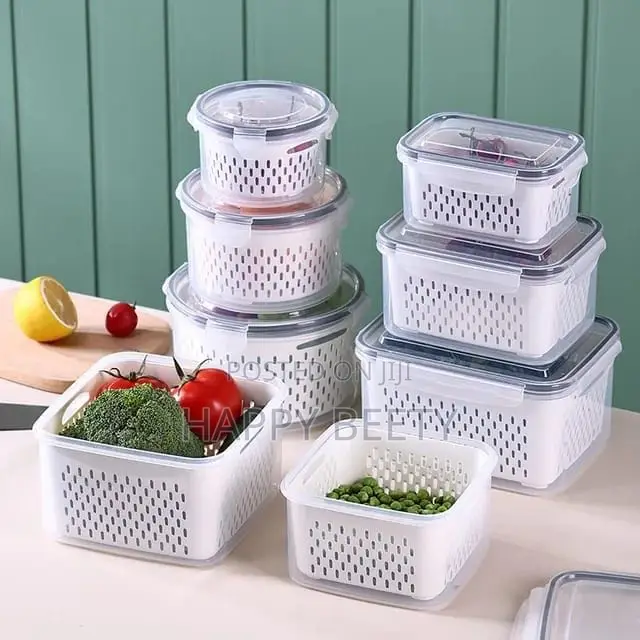 Kitchen Freezer Stackable Fridge Organizer