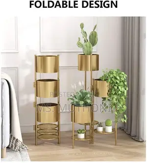 3 in 1 Planter Available in Black, White, Gold,