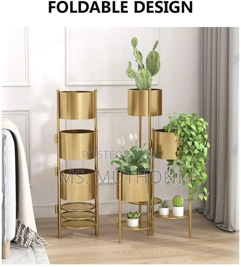 3 in 1 Planter Available in Black, White, Gold,