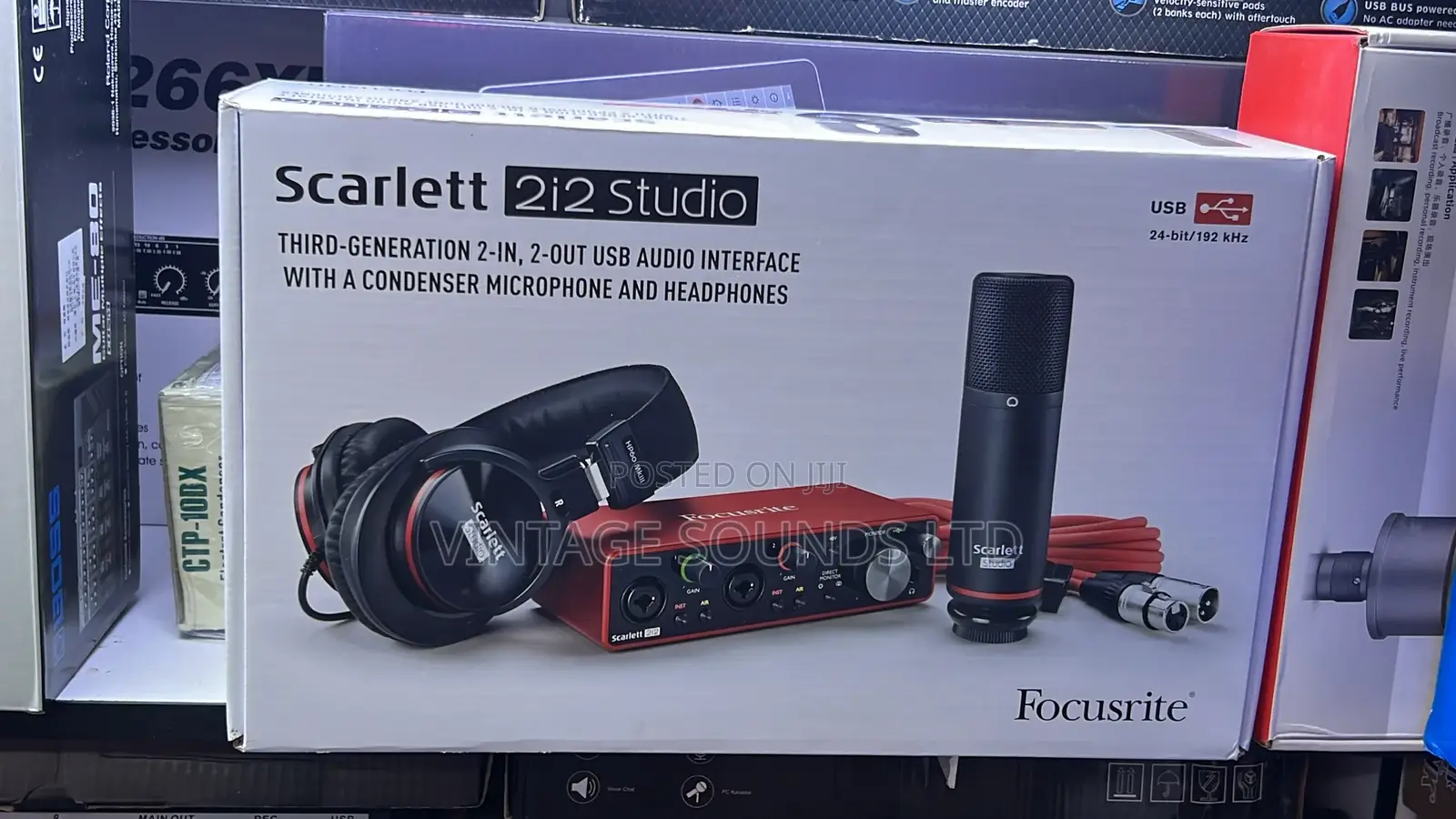 Studio Soundcard Focusrite Scarlett 2i2/ 3rd Gen