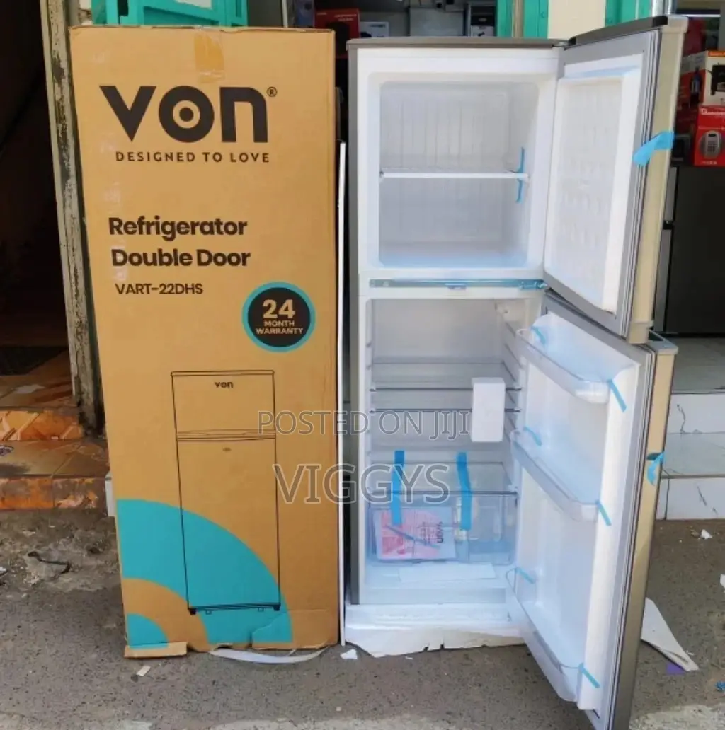 Von 138litre Fridge Double Door Brand New