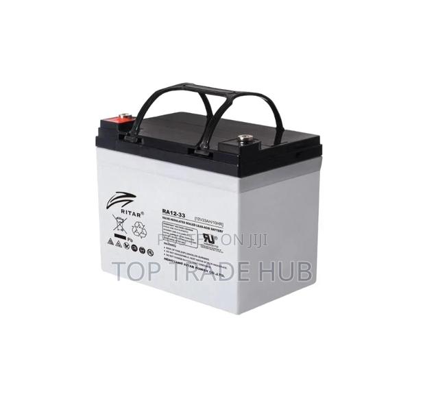 Original Ritar 33ah 12v Solar Battery - main view
