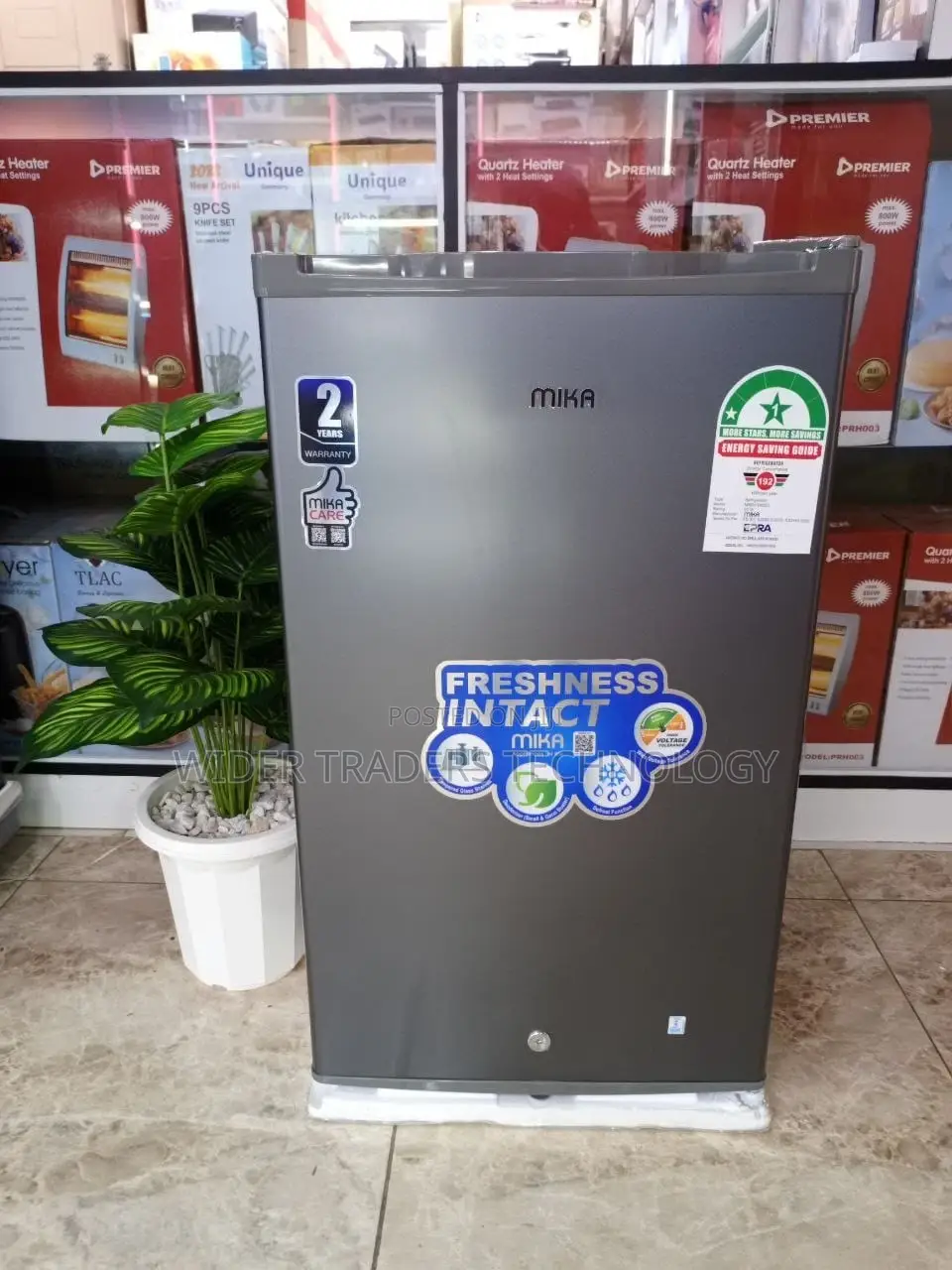 Mika Mika Fridge, 92l, Direct Cool, Single Door, Black MRDCS