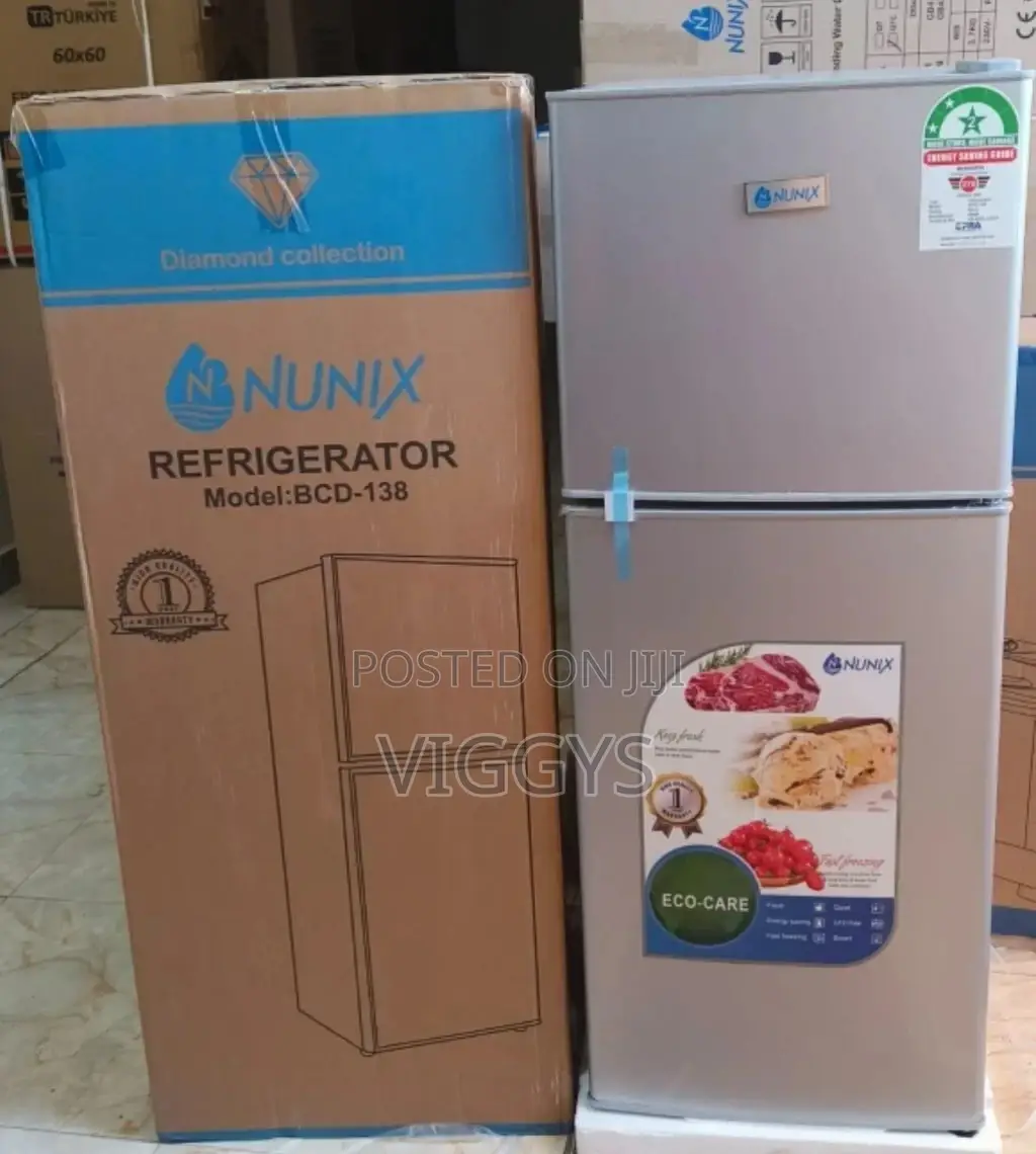 Double Door Fridge 138litre