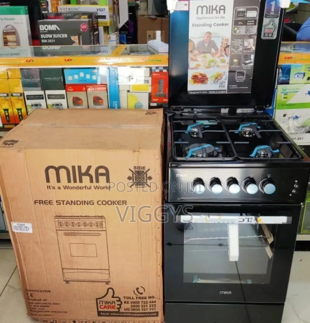 Black Mika Standing Cooker