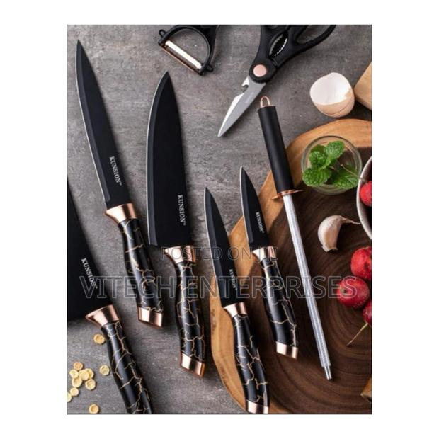 7pcs Knife Set(Marbled) - main view
