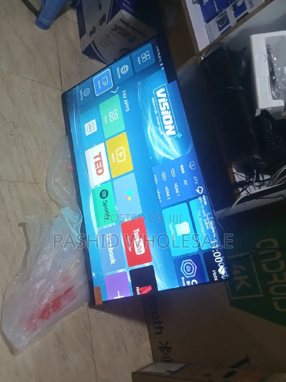 ✓ Vision Tv 4 K Vidaa. 43inches