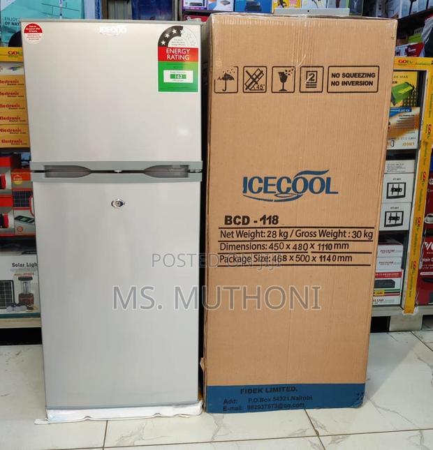 Icecool 118 Litres Double Door Refrigerator - main view