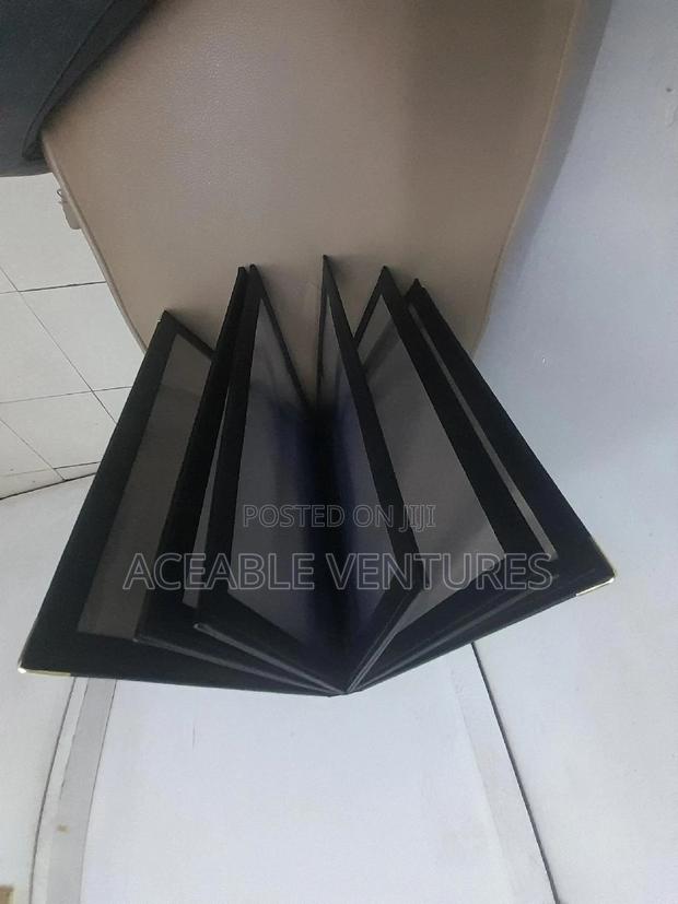 A4 (Leather Menus) With Pockets - main view