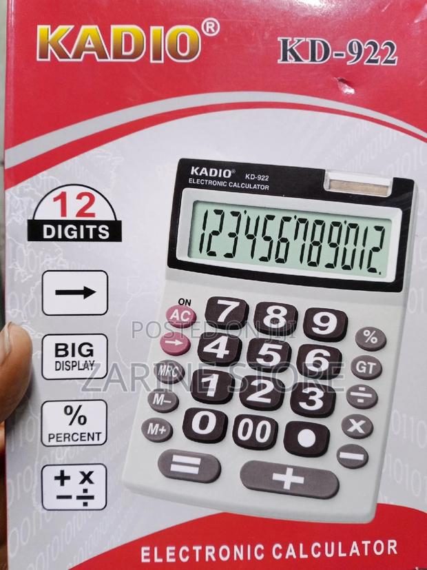 Kadio KD-922 Desktop Calculator 12 Digital Calculator - thumbnail 3