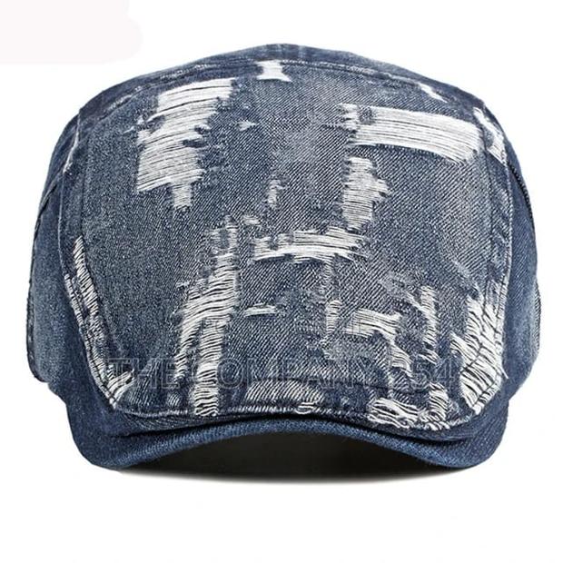 Legit Rugged Denim Checked Jeans Adjustable Kangol Hats - thumbnail 4