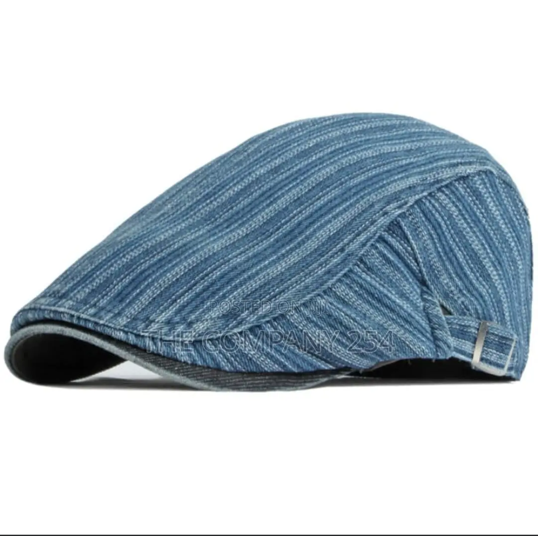 Legit Rugged Denim Checked Jeans Adjustable Kangol Hats