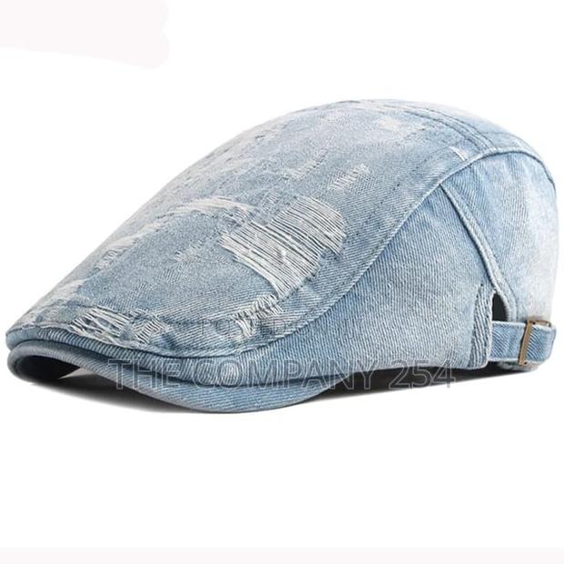 Legit Rugged Denim Checked Jeans Adjustable Kangol Hats - thumbnail 6