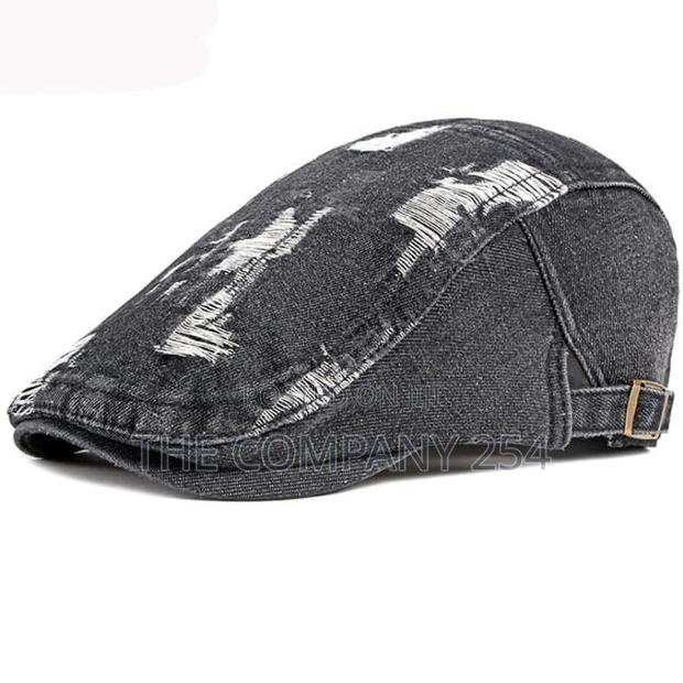 Legit Rugged Denim Checked Jeans Adjustable Kangol Hats - thumbnail 7