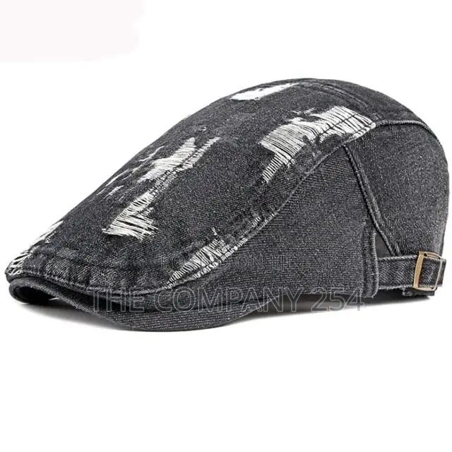 Legit Rugged Denim Checked Jeans Adjustable Kangol Hats
