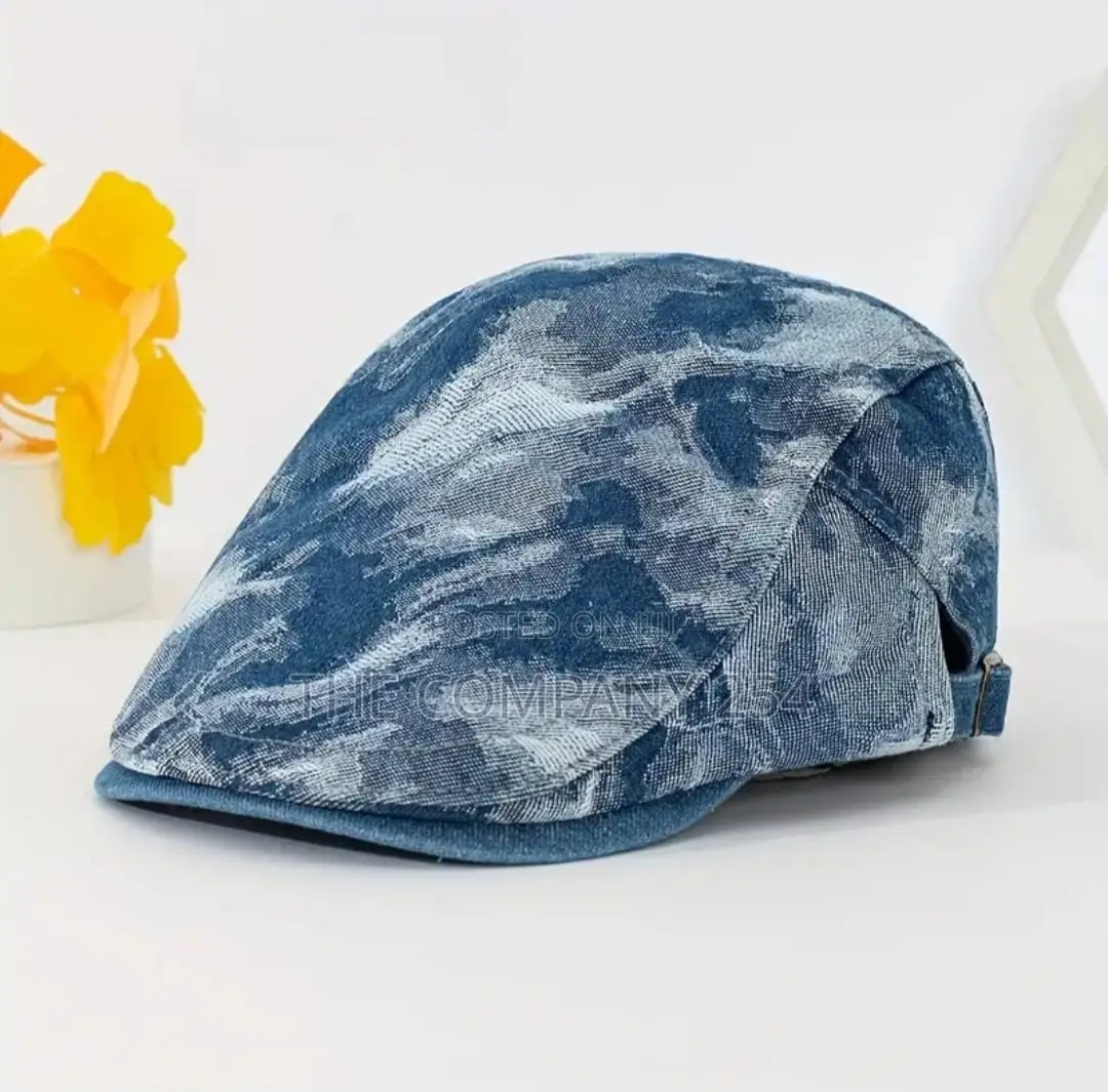 Legit Rugged Denim Checked Jeans Adjustable Kangol Hats