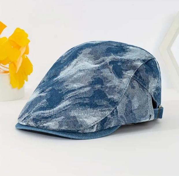 Legit Rugged Denim Checked Jeans Adjustable Kangol Hats - thumbnail 9