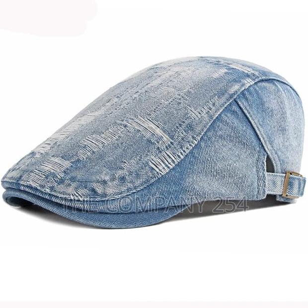Legit Rugged Denim Checked Jeans Adjustable Kangol Hats - thumbnail 10