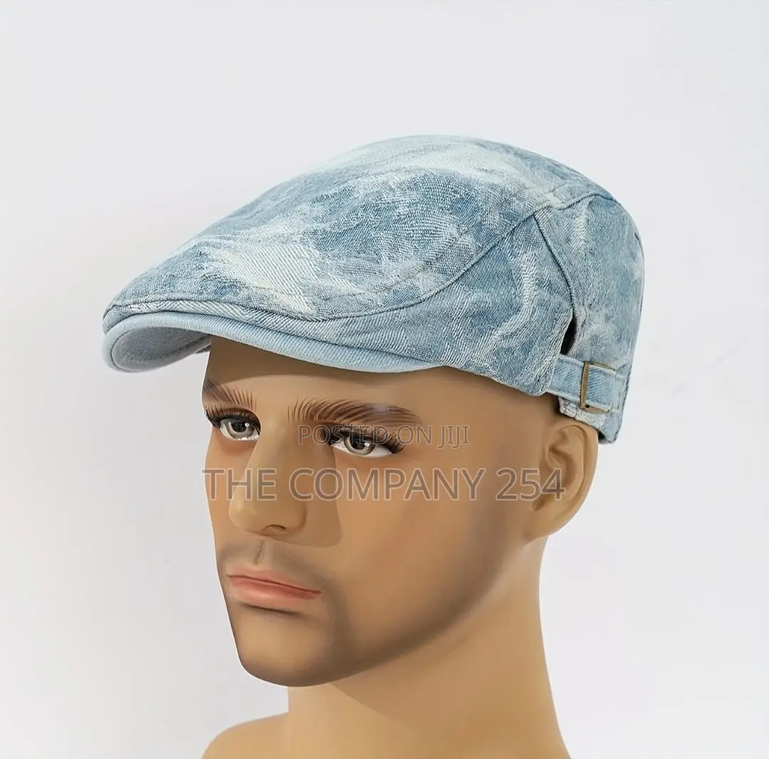 Legit Rugged Denim Checked Jeans Adjustable Kangol Hats