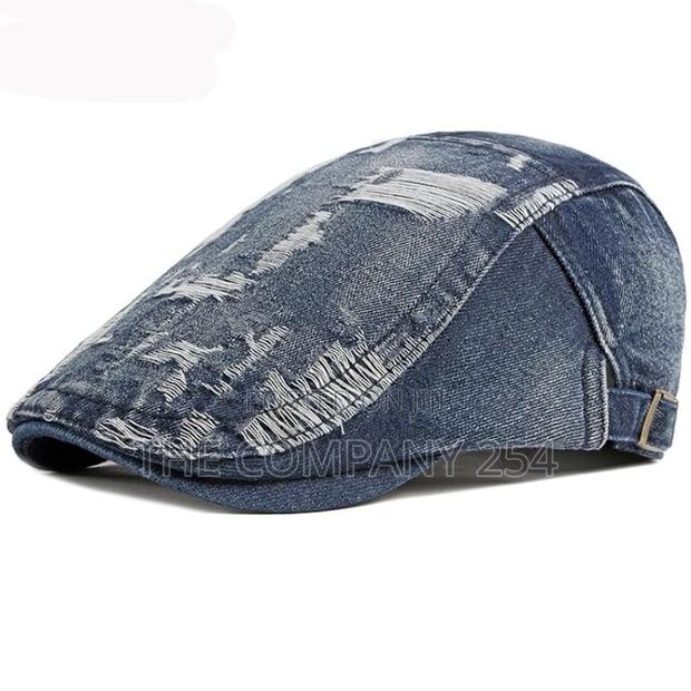 Legit Rugged Denim Checked Jeans Adjustable Kangol Hats - thumbnail 12