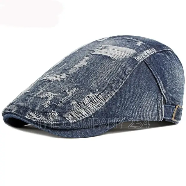 Legit Rugged Denim Checked Jeans Adjustable Kangol Hats
