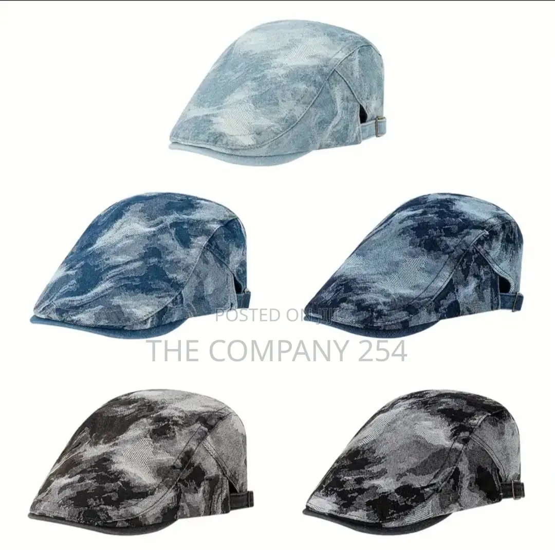 Legit Rugged Denim Checked Jeans Adjustable Kangol Hats