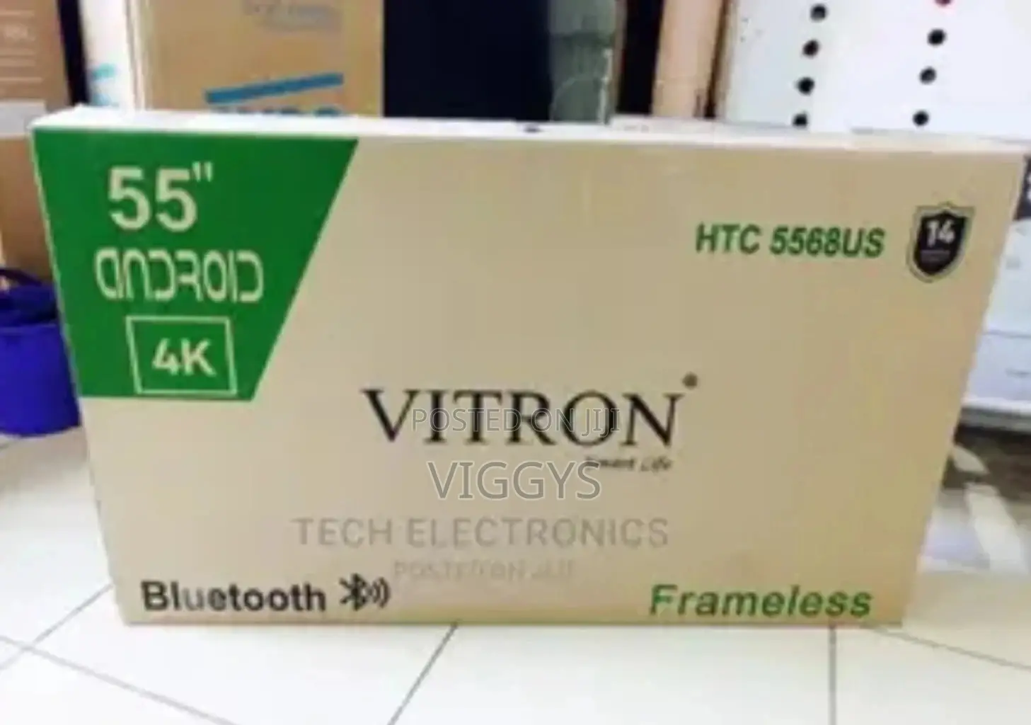 Vitron 55 Inches Smart Android Tv You Tube and Netflix