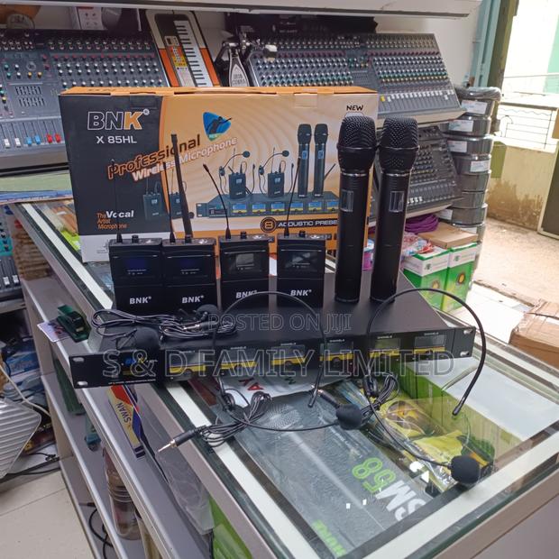 BNK X85 HL 6 in 1 Two Lapel Two Handheld Two Collar Mics - main view