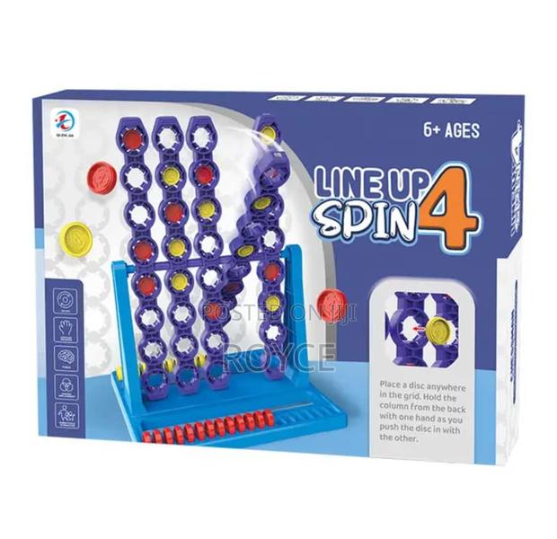 4 in Line Up Spin Game - main view