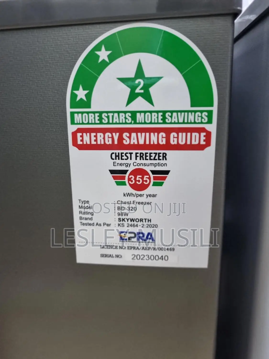 Skyworth BD-320 265L Chest Freezer
