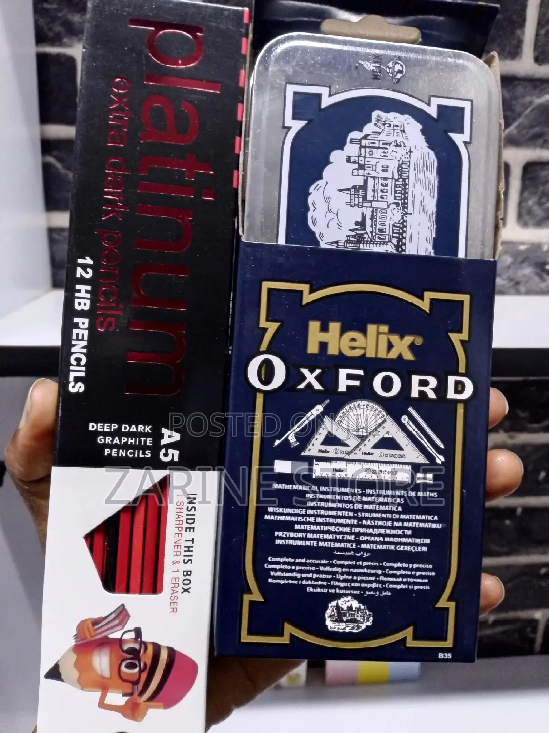 Helix Oxford With Dozen Drawing Pencils