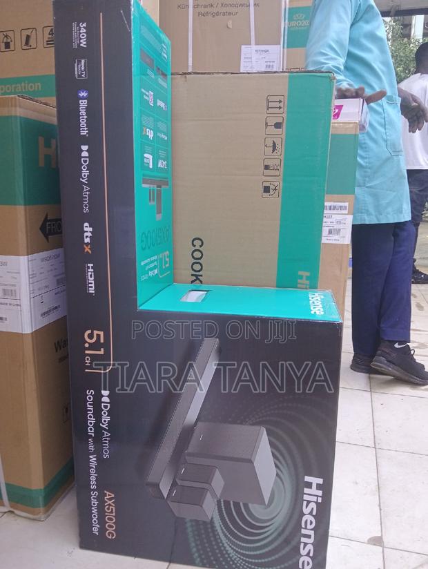 Hisense AX5100G 5.1 Ch Dolby Atmos Wireless Soundbar System - thumbnail 2