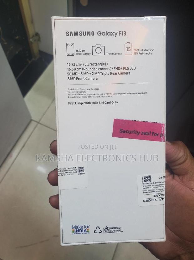 New Samsung Galaxy F13 128 GB Blue