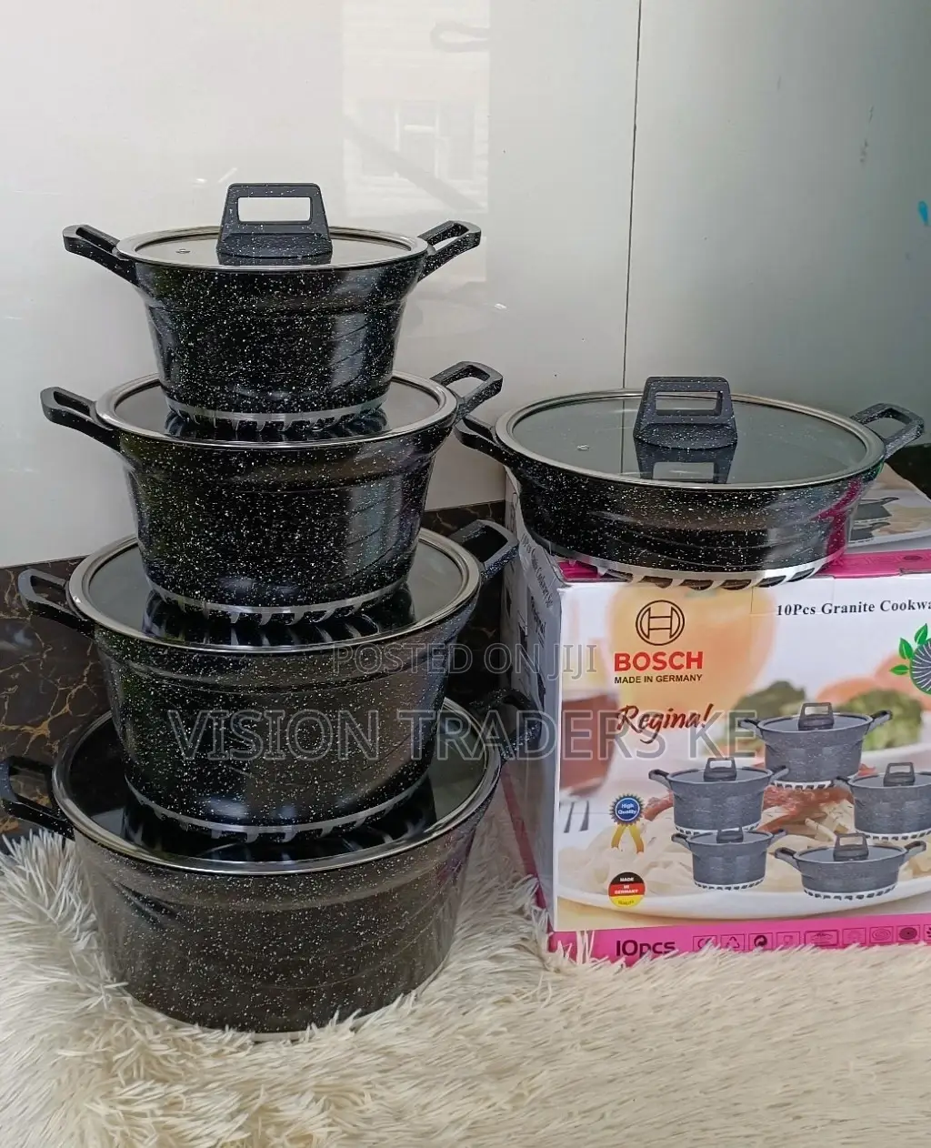Bosch 10pcs Granite Cookware Set