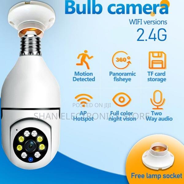 Wireless Wifi Light Bulb Camerasecurity Camera,360 Panoramic - main view