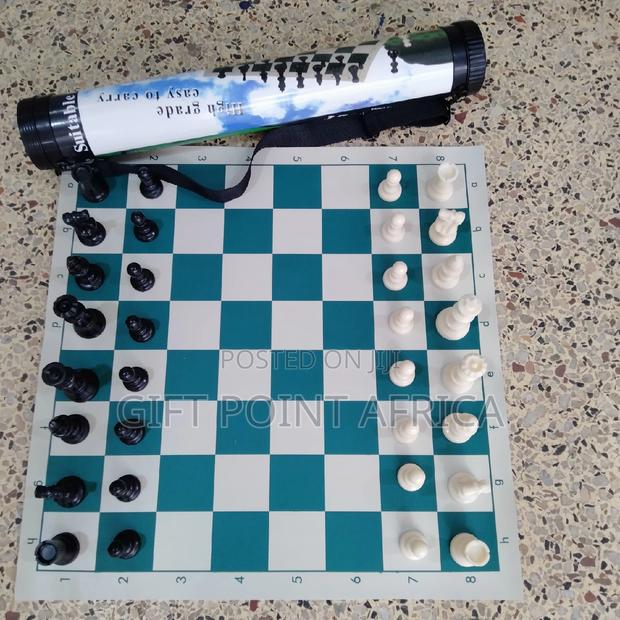 Portable Small Size Roll Up Chess Mat - main view