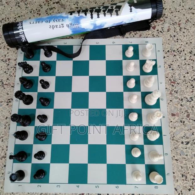 Large Portable Roll Up Chess Mat - thumbnail 2