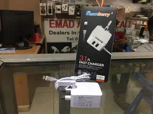 Fast Charger for iPhones With 2 Extra Usb Slots (3.1 A)