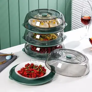 Acrylic Clear Food Cover With Base Dish* Microwavable