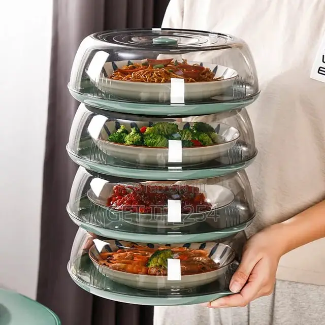 Acrylic Clear Food Cover With Base Dish* Microwavable