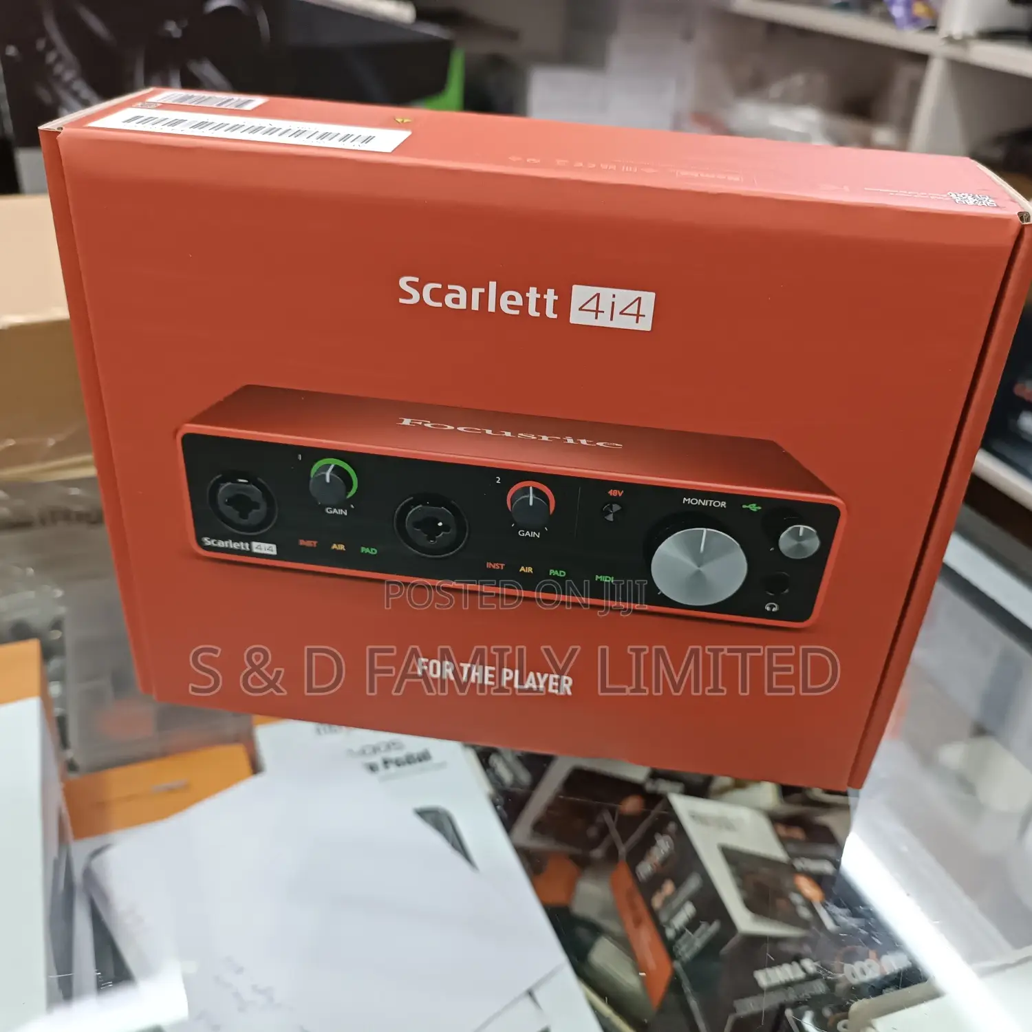 Focusrite Scarlett 4i4 Soundcard 3rd Generation