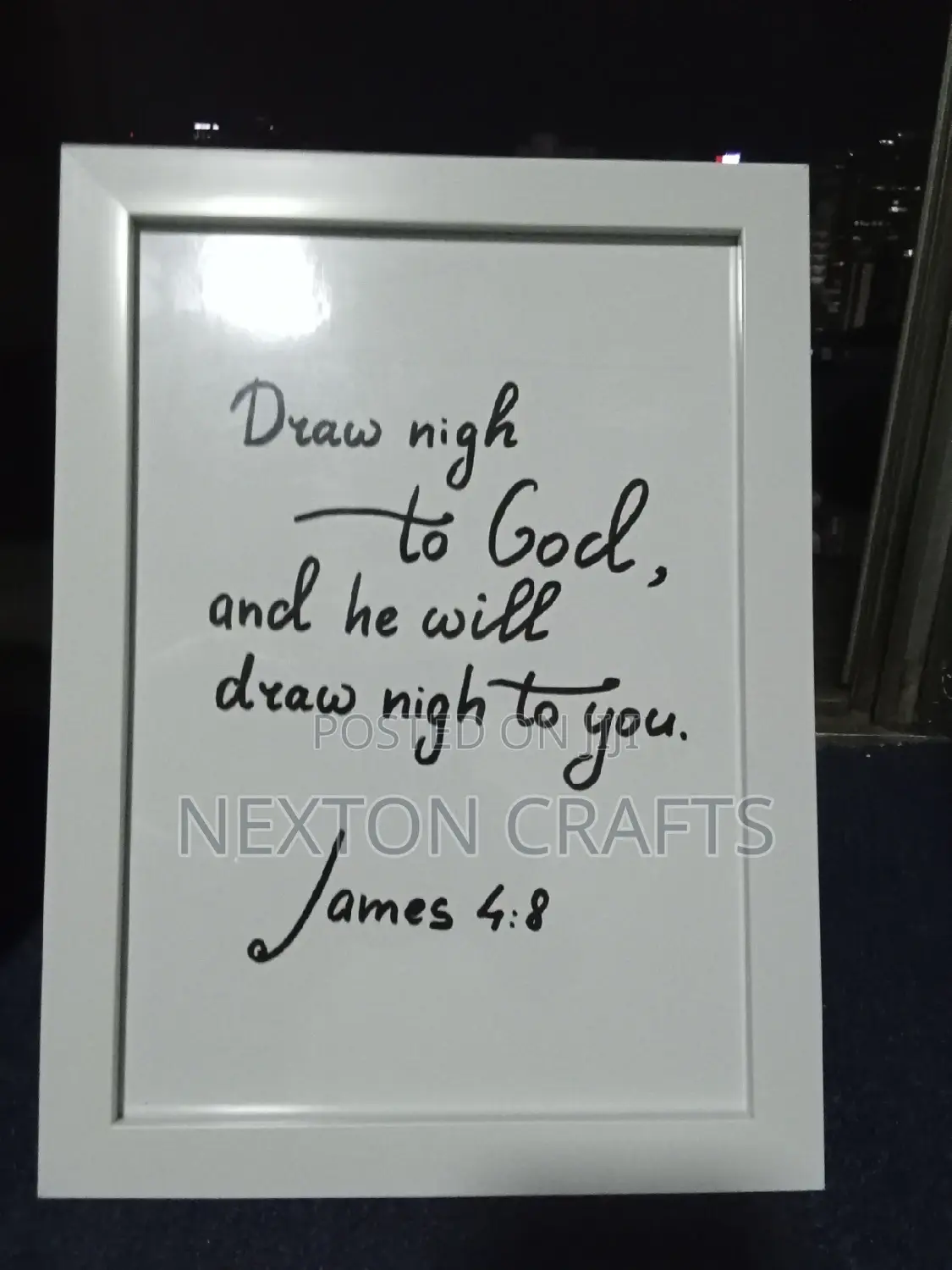 New White A4 Picture Frame