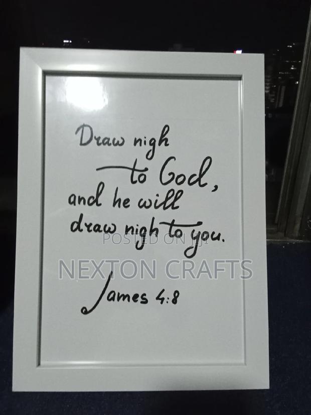 New White A4 Picture Frame