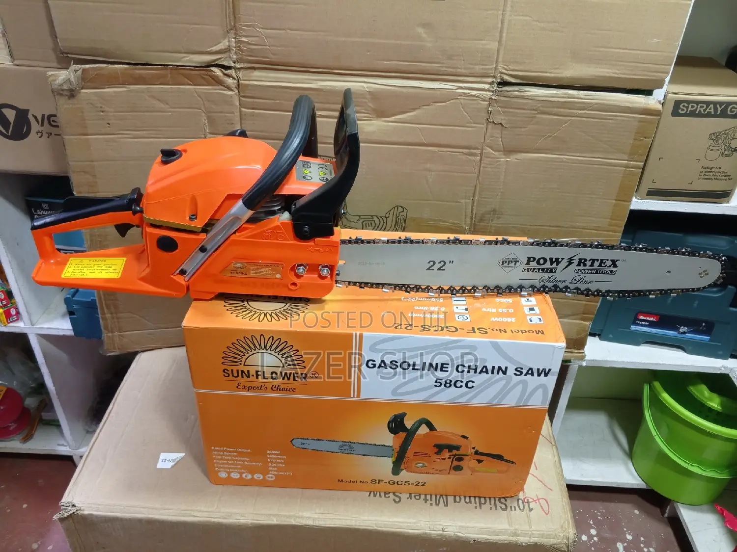 22" Gasoline Chainsaw