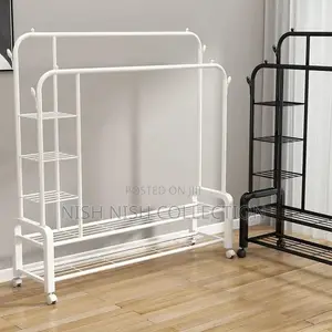 Garment Rack Floor Standing Clothes Hanger