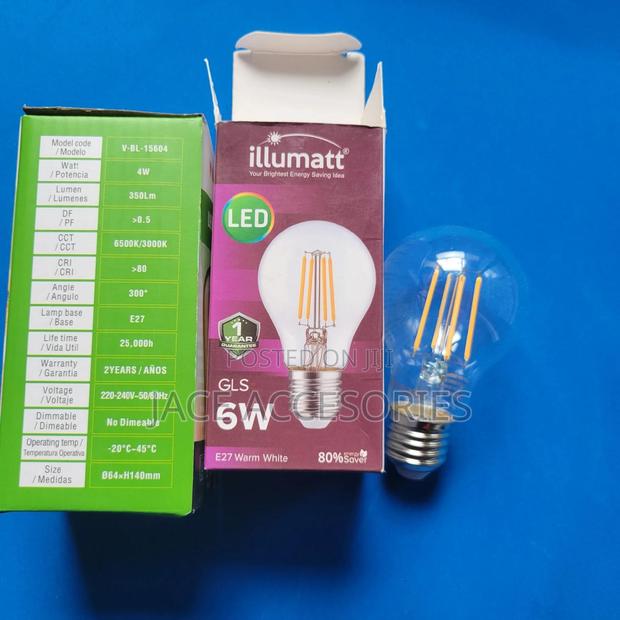 6w Led Fillament Bulb - thumbnail 2