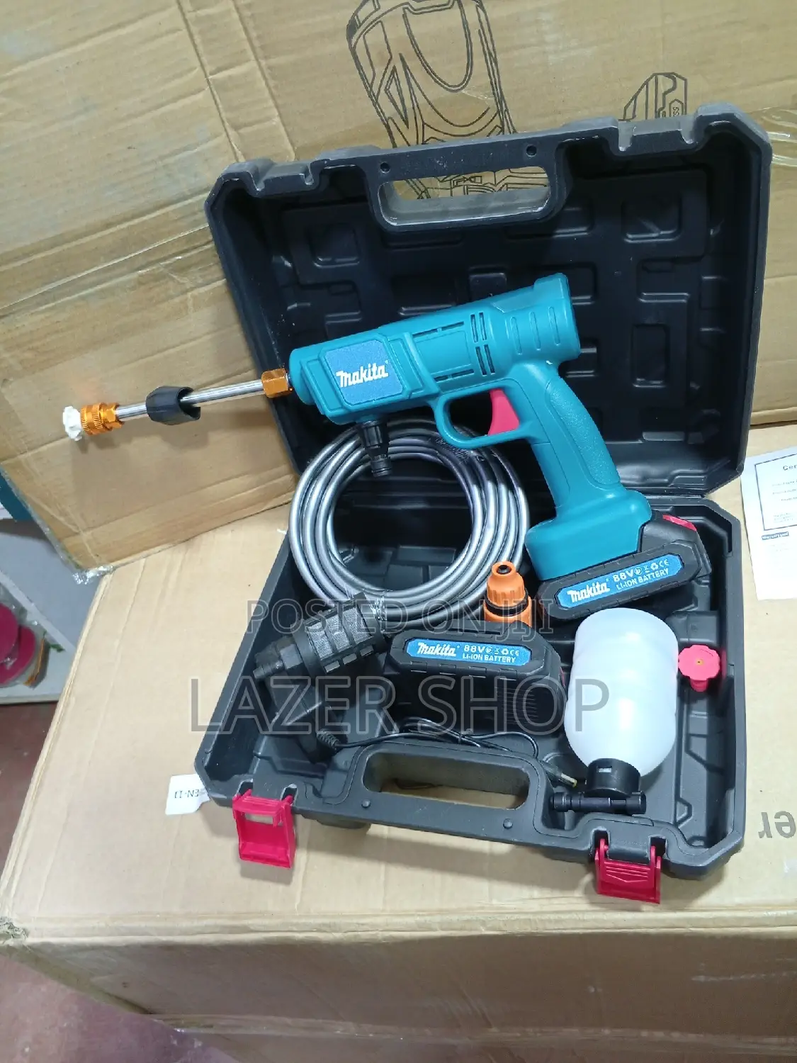 Rechargeable Carwash Machine