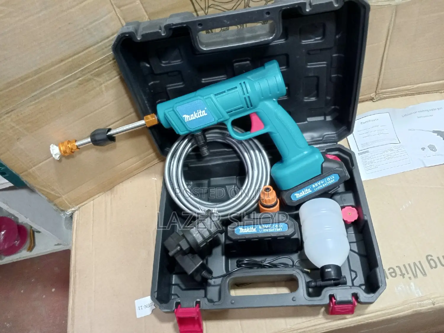 Rechargeable Carwash Machine