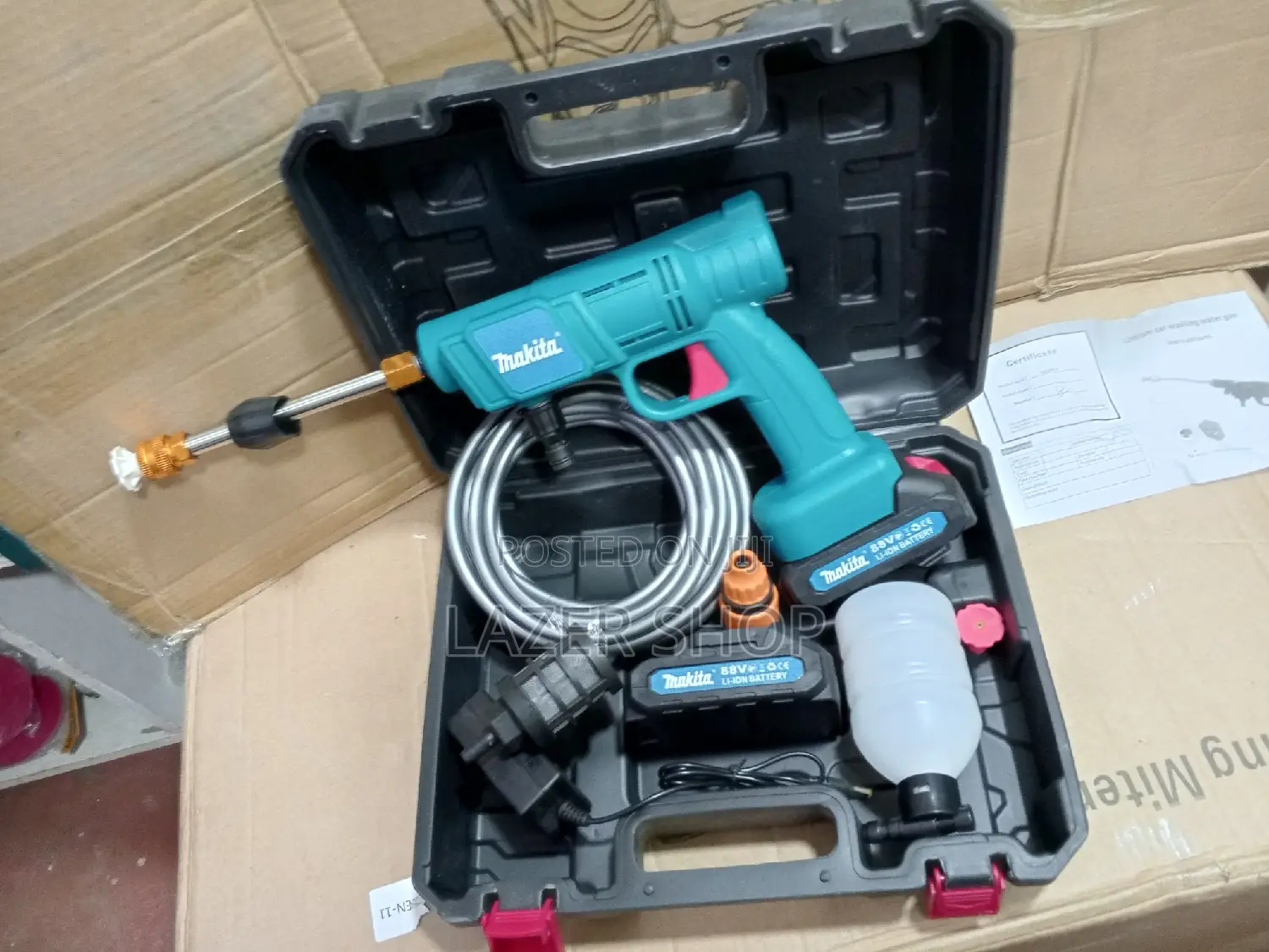Rechargeable Carwash Machine